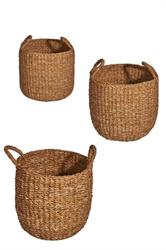 Set/3 Ceste Grass C/Manico h35 cm Ø 40 cm
