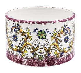 Cilindro Ceramica Maiolica Prugna h 17 cm Ø 26 cm
