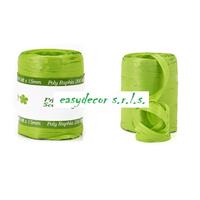 Rotolo Poly Rafia Green Light h 1.5 cm l 200 mt