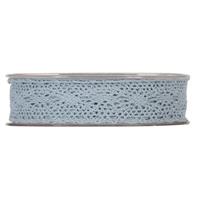 Nastro Merletto Celeste h 2.5 cm l 8 mt