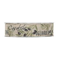 Nastro Olive Naturale h 2.5 cm l 20 mt