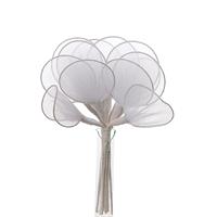 Mazzetto Racchette Per Confetti Bianco h 14 cm Ø 4 cm