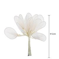 Mazzetto Racchette Per Confetti Crema h 14 cm Ø 4 cm