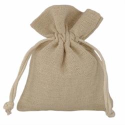 Saccetto Cotone C/Tirante Naturale h 12 cm l 10 cm