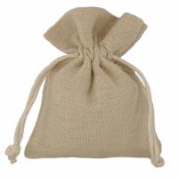 Saccetto Cotone C/Tirante Naturale h 12 cm l 10 cm