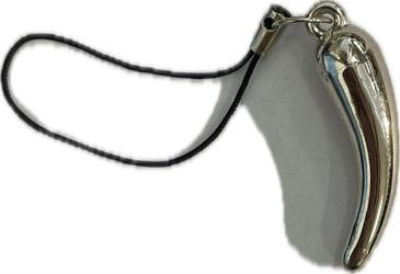 Ciondolo Peperoncino Metallo Argento