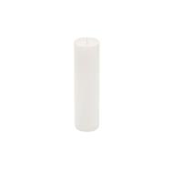 Moccolo Tondo Rustico Bianco h 30 cm Ø 10 cm