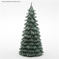 Candela Albero Di Natale Frast. Verde h 18 cm Ø 9 cm