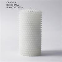 Cero C/Borchie Bianco h 15 cm Ø 7 cm