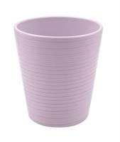 Vaso Ceramica Rigato Lilla h 14 cm Ø 13 cm