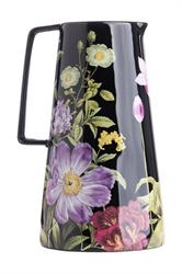 Brocca Ceramica Nero h 22.5 cm Ø 15.5 cm