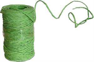 Rafia Wired Paper Verde Mela h 4 mm l 50 mt