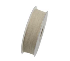 Nastro Tessuto Bostwana Avorio h 2.5 cm l 20 mt