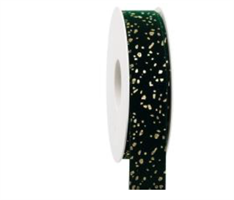 Nastro Velluto Goldrausch Verde Bosco h 2.5 cm l 20 mt