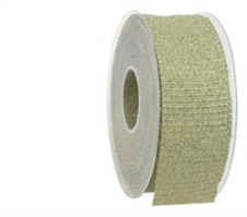 Nastro Tessuto Antwerpen Filo Oro Salvia h 5.5 cm l 15 mt