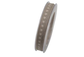 Nastro Tessuto ST Stella Beige h 1 cm l 20 mt