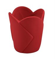 Vasetto Ceramica Rosso h 7 cm Ø 8.8 cm