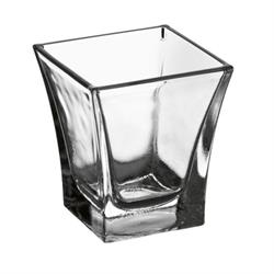 Vasetto Vetro Trasparente h 7.5 cm Ø 7.5 cm