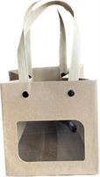 Gift Bag C/Vetrina Havana h 15 cm Ø 15 cm