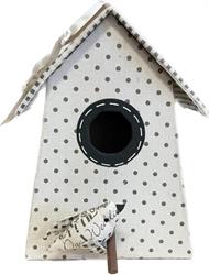 Casetta Per Uccellini Tessuto h 22 cm l 15 cm
