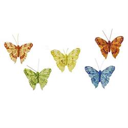 Farfalla C/Clip CF 12 Pz 6 Colori