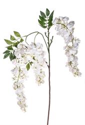 Ramo Glicine Bianco x3 h 103 cm