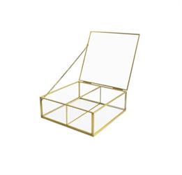 Terrarium Vetro/Metallo h 4.2 cm l 9.2x6.7 cm