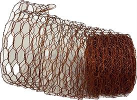 Nastro Rete Esagonale Arancio h 5 cm l 10 mt