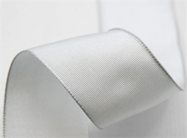 Nastro Carlotta Bianco h 4 cm l 20 mt