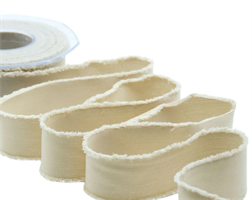 Nastro Sfrangiato Beige h 3.8 cm l 15 mt