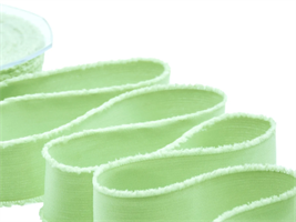 Nastro Sfrangiato Verde Mela h 3.8 cm l 15 mt