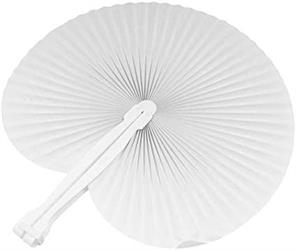 Ventaglio In Plastica E Carta h 14 cm Ø 26 cm