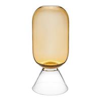 Vaso Vetro Ambra h 65 cm Ø 27 cm