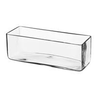 Rettangolo Vetro Trasparente h 10 cm l 30 cm