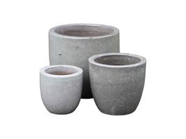 S/3 Vaso Grigio