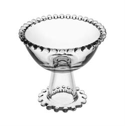 Alzata Vetro/T Bowl Bordo Marble h 14.5 cm  Ø 15 cm