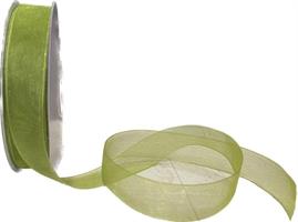 Nastro Organza Verde Mela h 2 cm l 50 mt