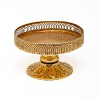 Alzata Retro Oro h 12.5 cm Ø 20 cm
