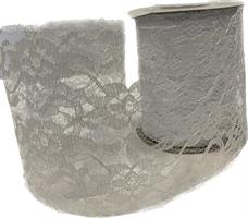 Nastro Pizzo Bianco h 10 cm l 15 mt