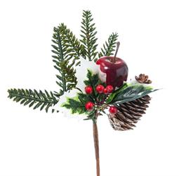 Pick Pino/Pigna/Mela Rosso h 20 cm CF 24 Pz