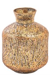 Vaso Metallo Oro h 37.5 cm Ø 27.5 cm
