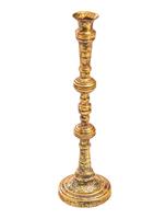 Portacandela Oro h 43 cm Ø 11 cm