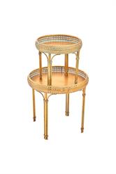 Set /2 Tavolini Oro 41x41x39 cm