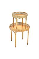 Set /2 Tavolini Oro 41x41x39 cm