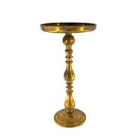Alzata Metallo C/Piatto Oro h 60 cm Ø 31 cm