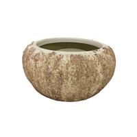Ciotola Ceramica Insabbiata Crema h 13 cm Ø 28 cm