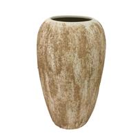 Vaso Ceramica Insabbiato Crema h 40 cm Ø 22 cm