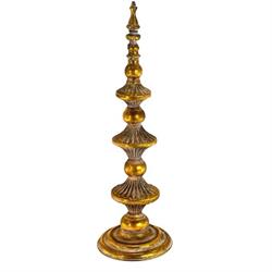 Albero Di Natale Metallo Oro h 50.5 cm Ø 15.7 cm