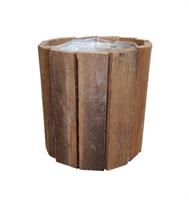 Caspo' Listelli Legno Naturale h 17 cm Ø 18 cm
