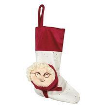 Calza Befana C/Occhiali Rosso h 34 cm